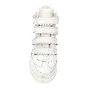 Isabel Marant Bilsy Wedge Sneakers in Beckett White - Size 37